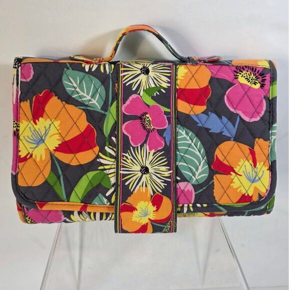 Authentic Vera Bradley Changing Pad Clutch Va Va Bloom Baby Diaper Mat Travel - Picture 2 of 6